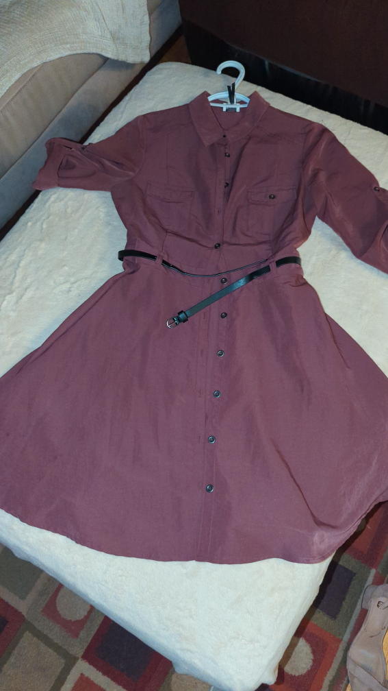 button up dress