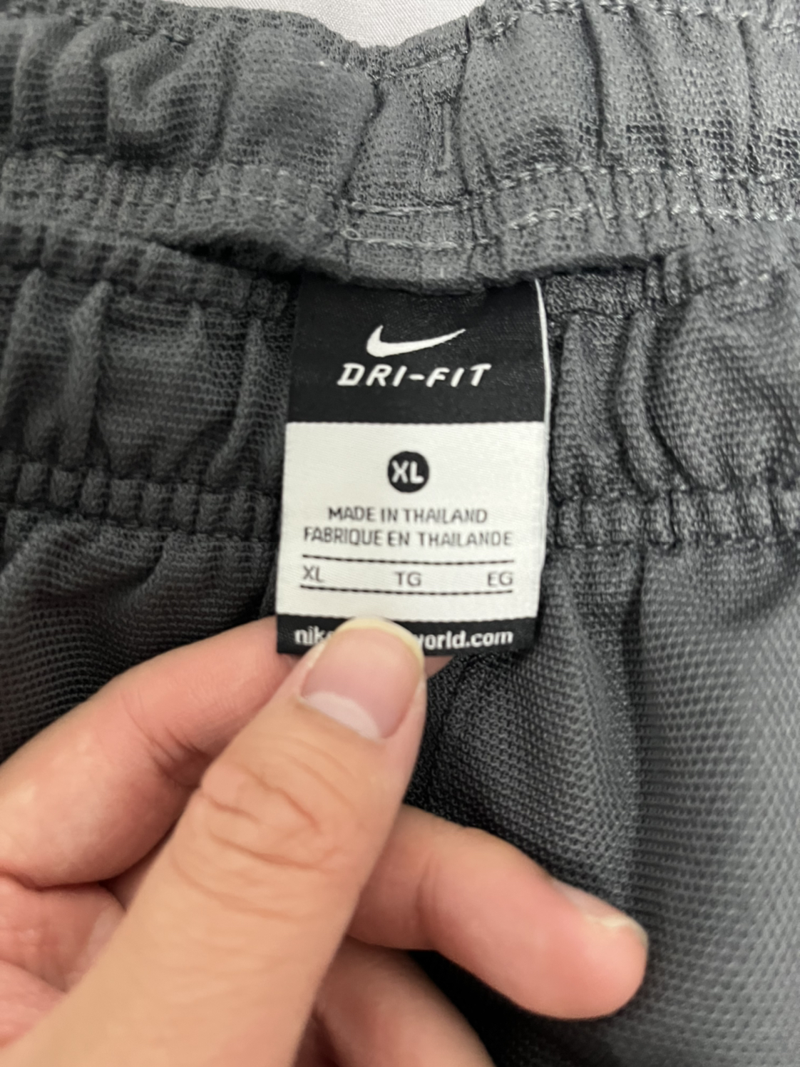 Grey and Baby Blue Nike Drifit shorts - photo 2