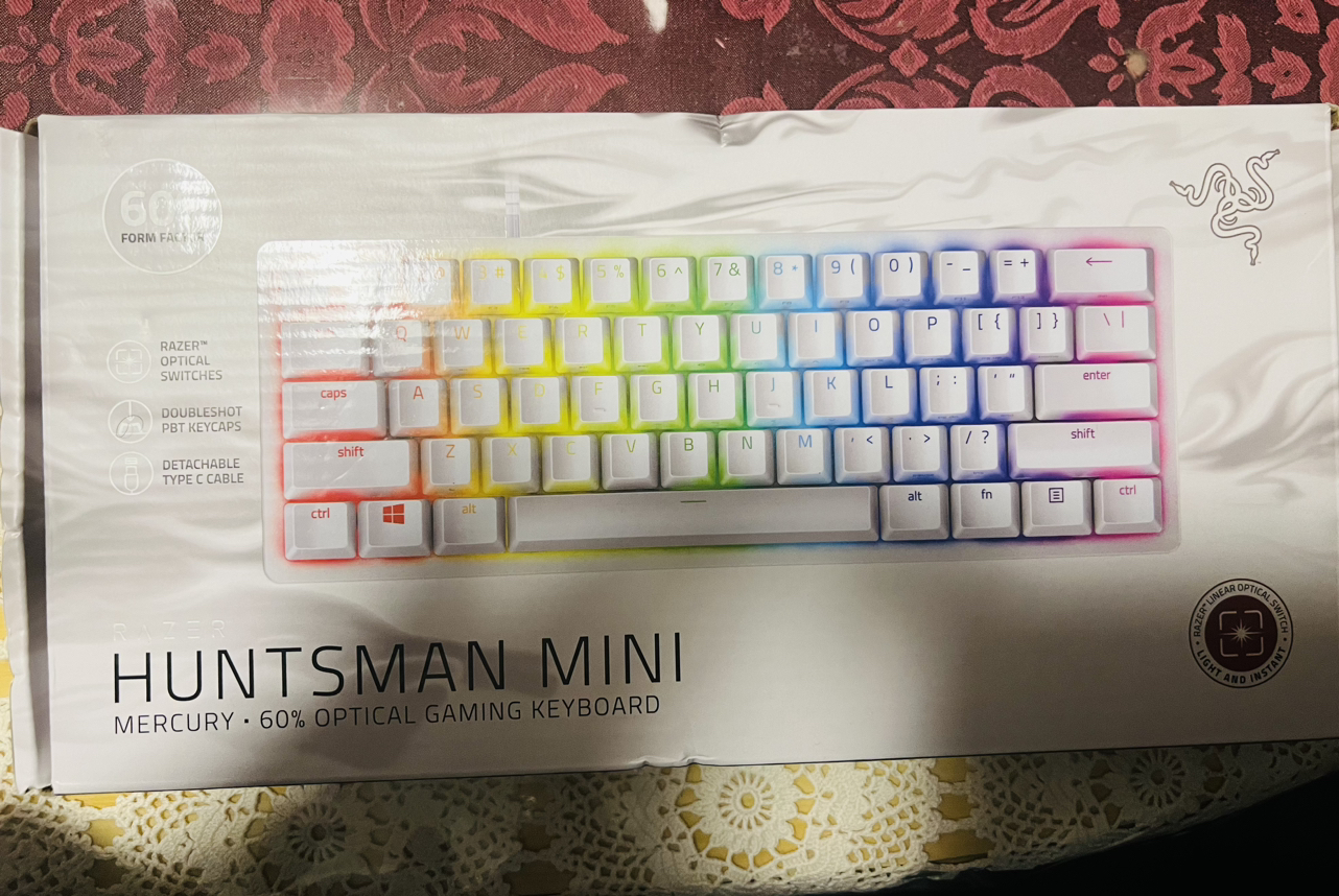 Huntsman mini mercury optical gaming keyboard - photo 5