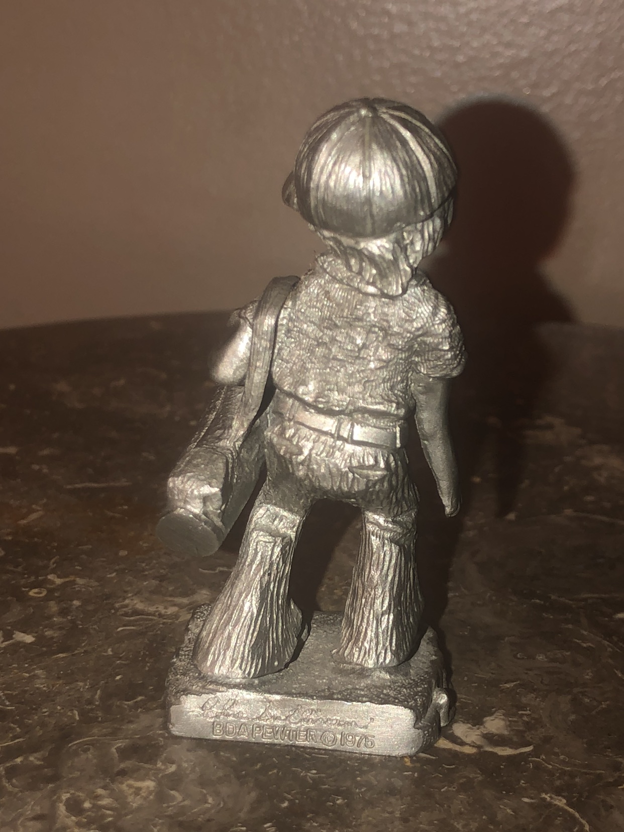 Collectible pewter figurine year 1975/golfer/firm price - photo 4