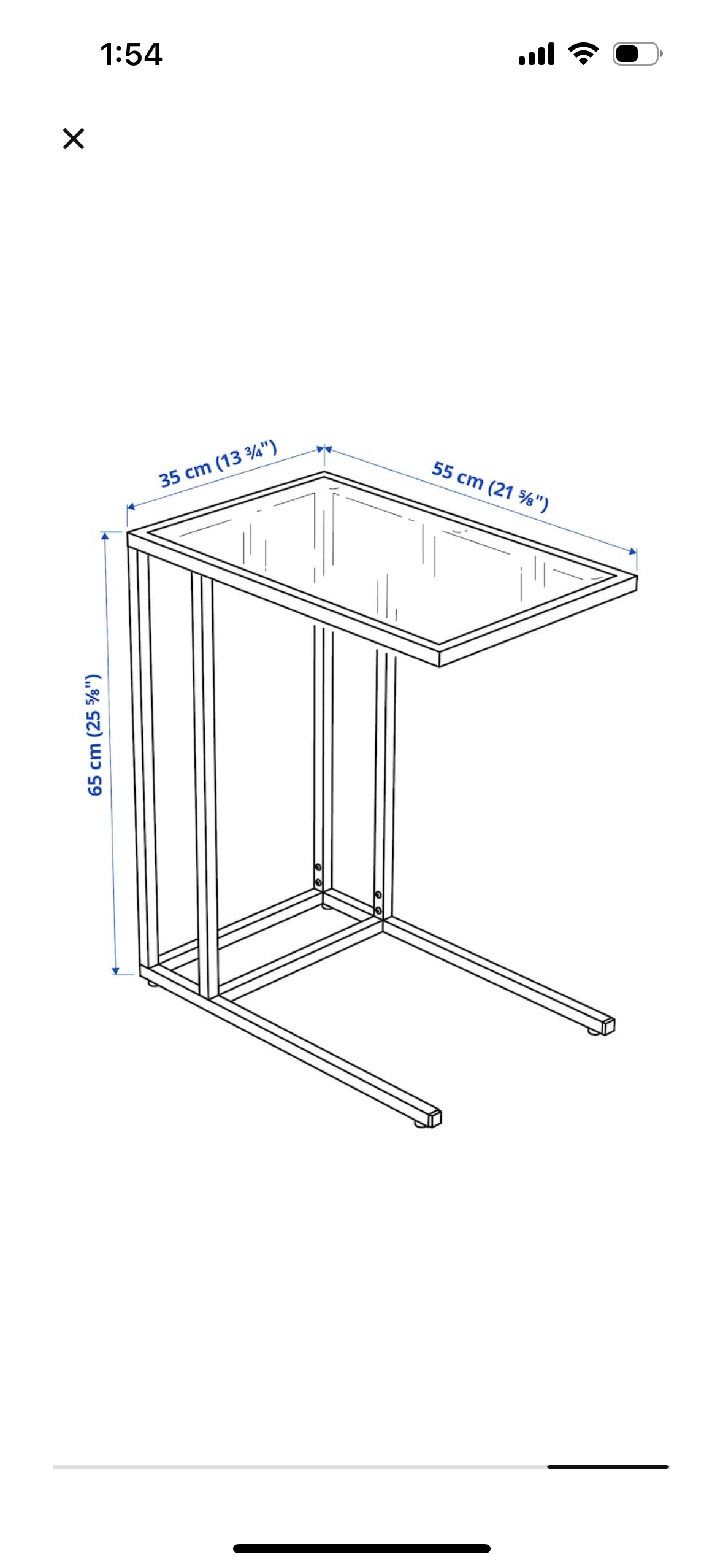 IKEA Vittsjö laptop table - photo 3