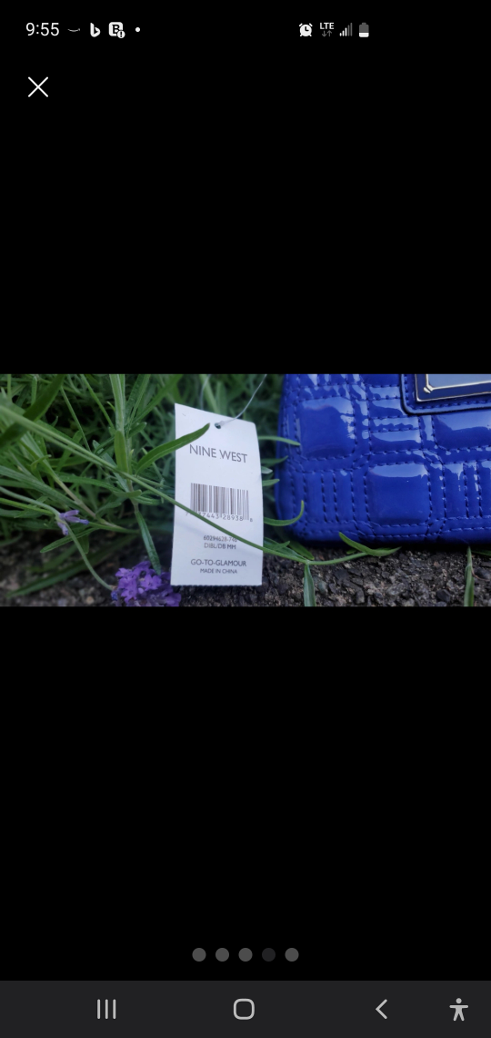 Nine West Blue Wristlet "Go-to-Glamour" image indicator(4)