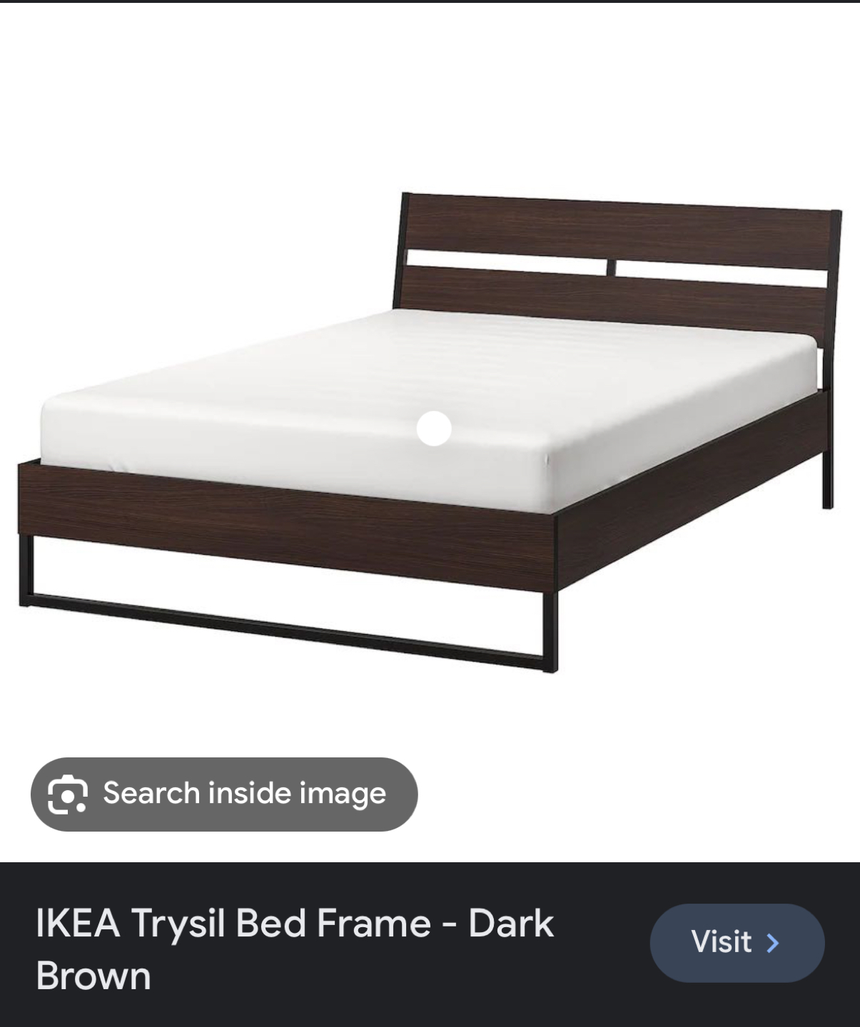 IKEA TRYSIL bed frame Queen size