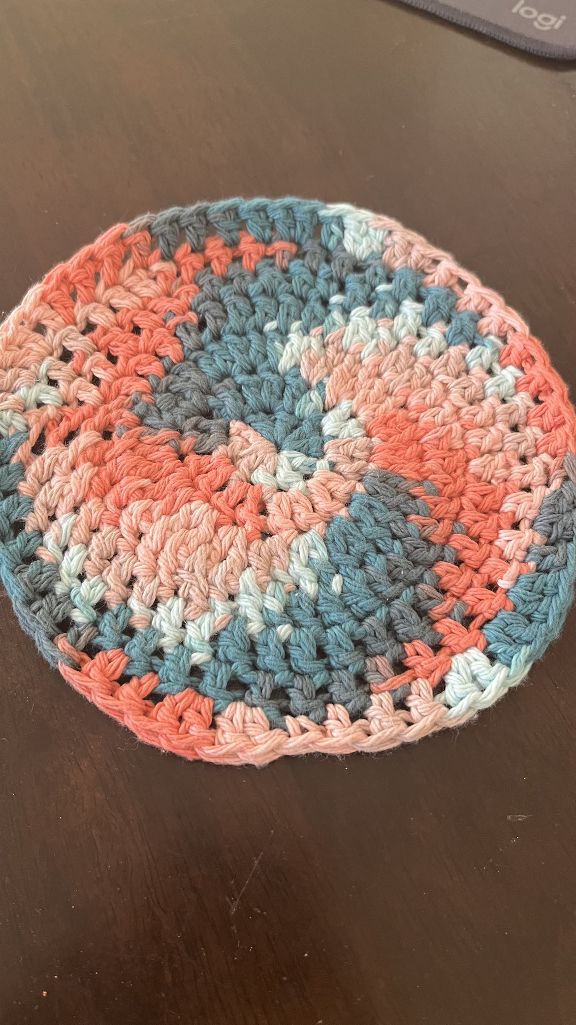 Crochet coaster