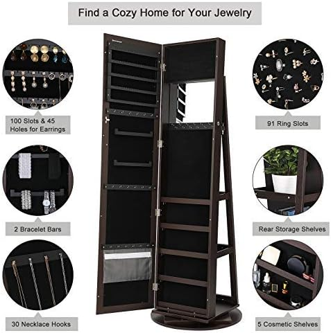 360 Swivel Jewelry Cabinet - photo 4