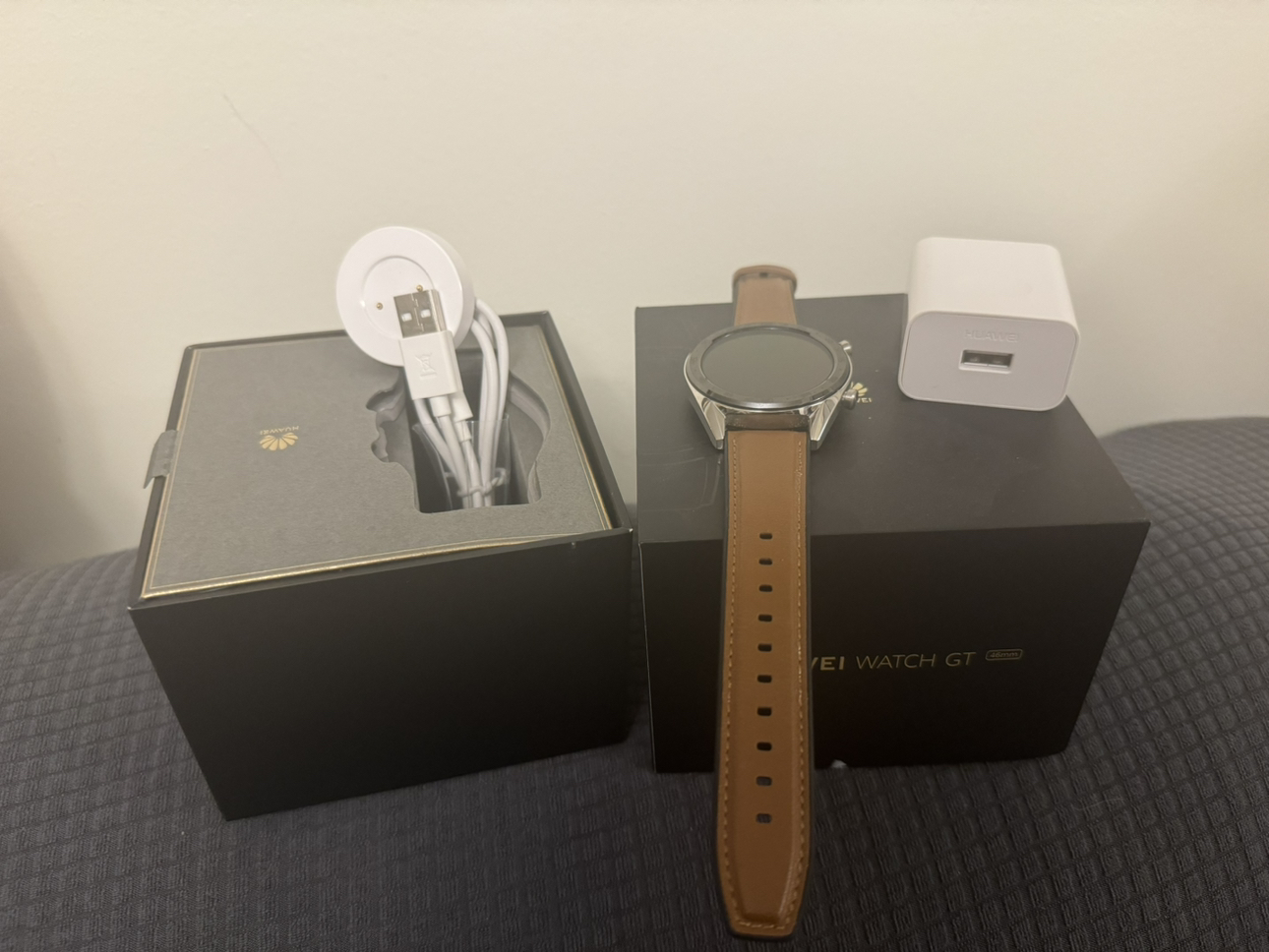Huawei Watch GT 46mm brown leather strap - photo 4