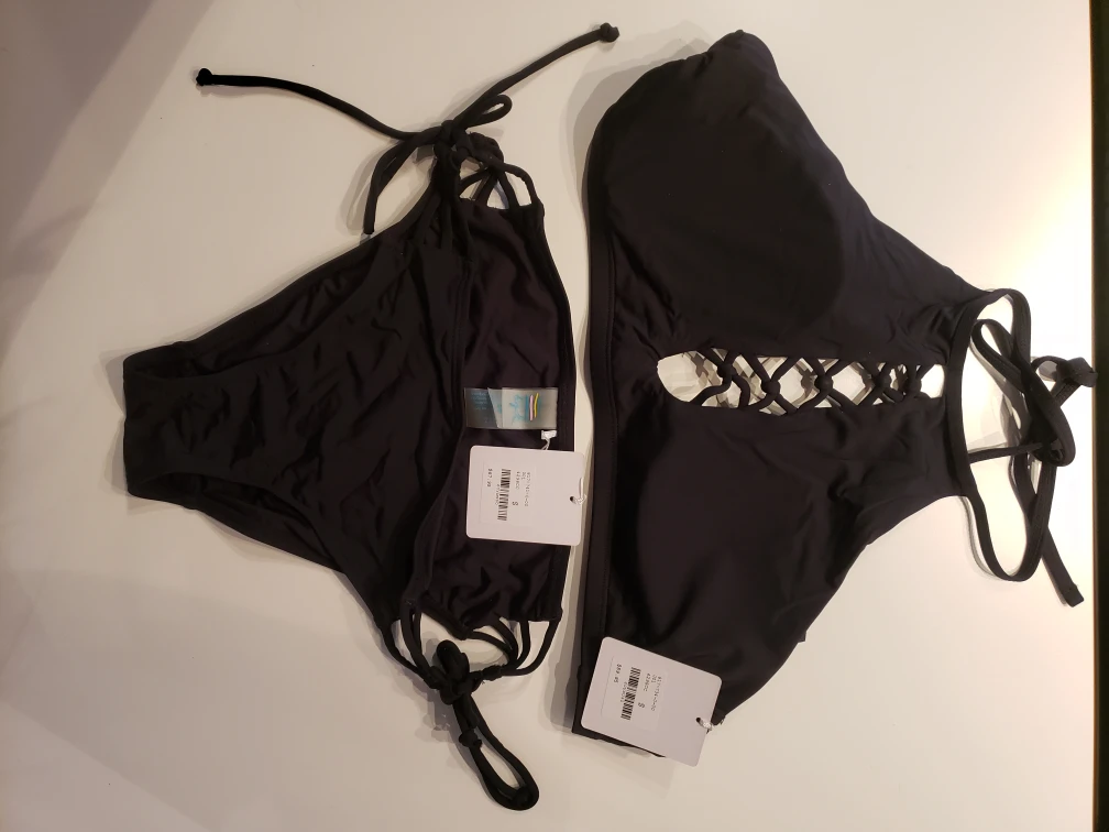Bikini small black BNWT org.price $110 thumbnail