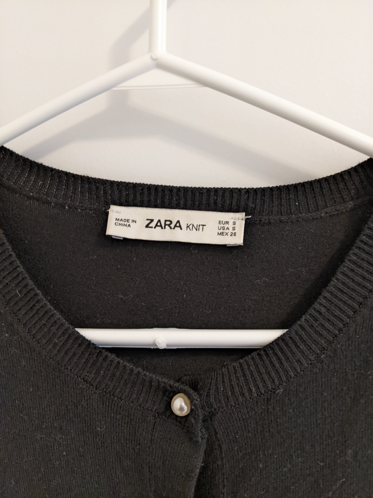 Zara Knit Women's Cardigan (Black) image indicator(2)