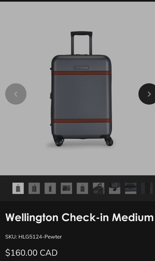 Bugatti medium size luggage - BNIB with tags - photo 3