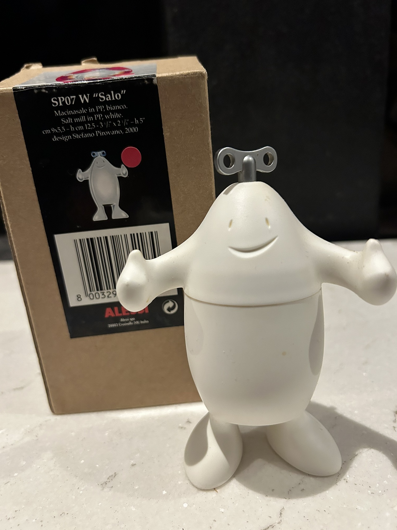 New in box alessi salt mill image indicator(8)