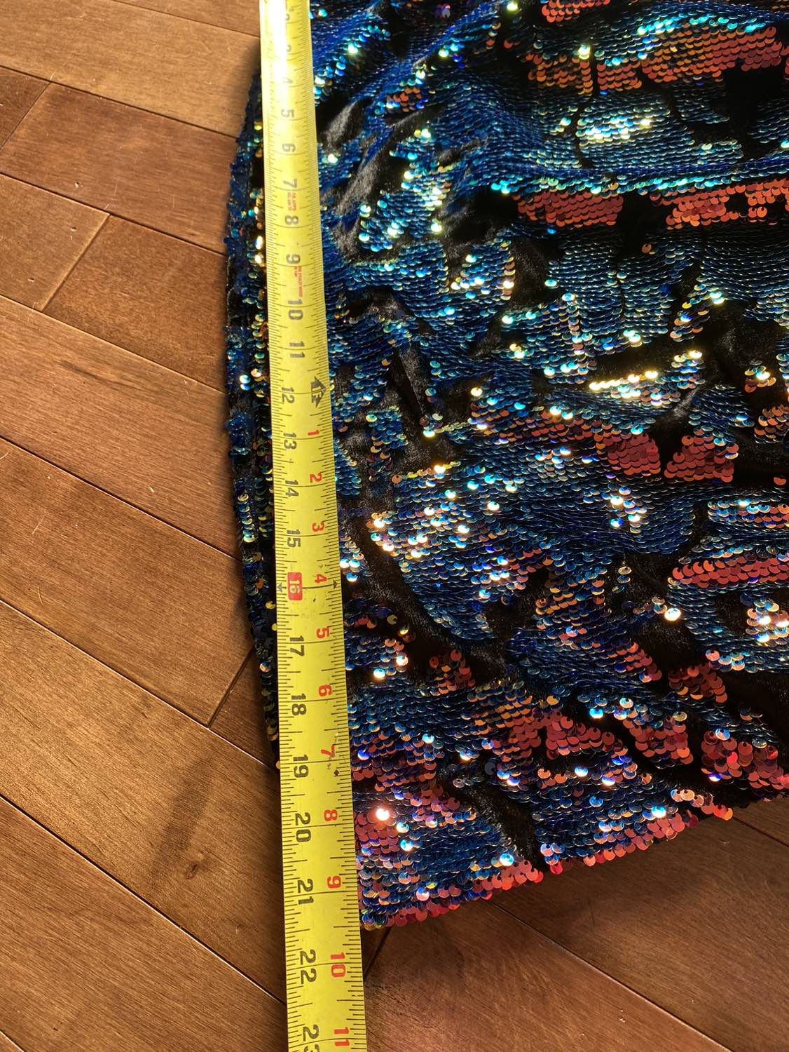 ZARA Knit Sequinned Multicolor Mini Skirt Sz M - photo 5