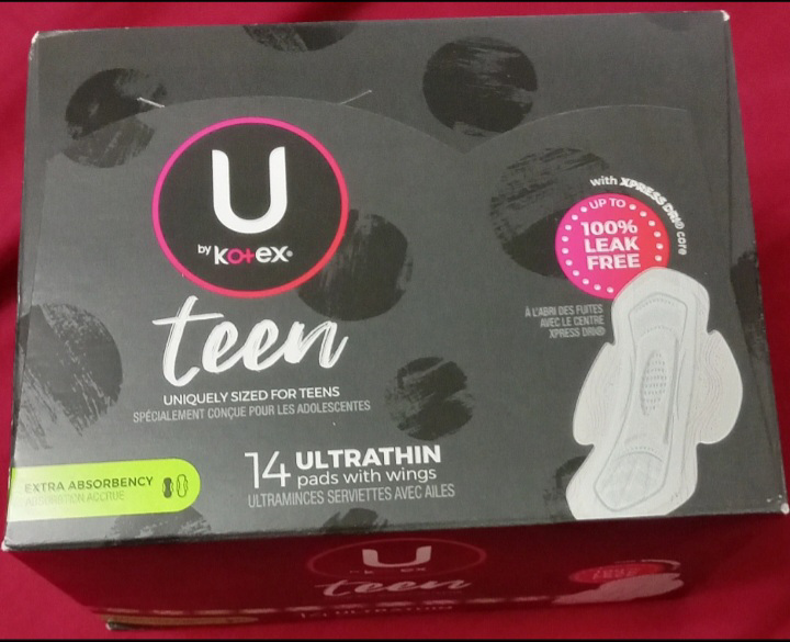 Kotex Ultra Thin Teen Pads with wings(14 pads) thumbnail