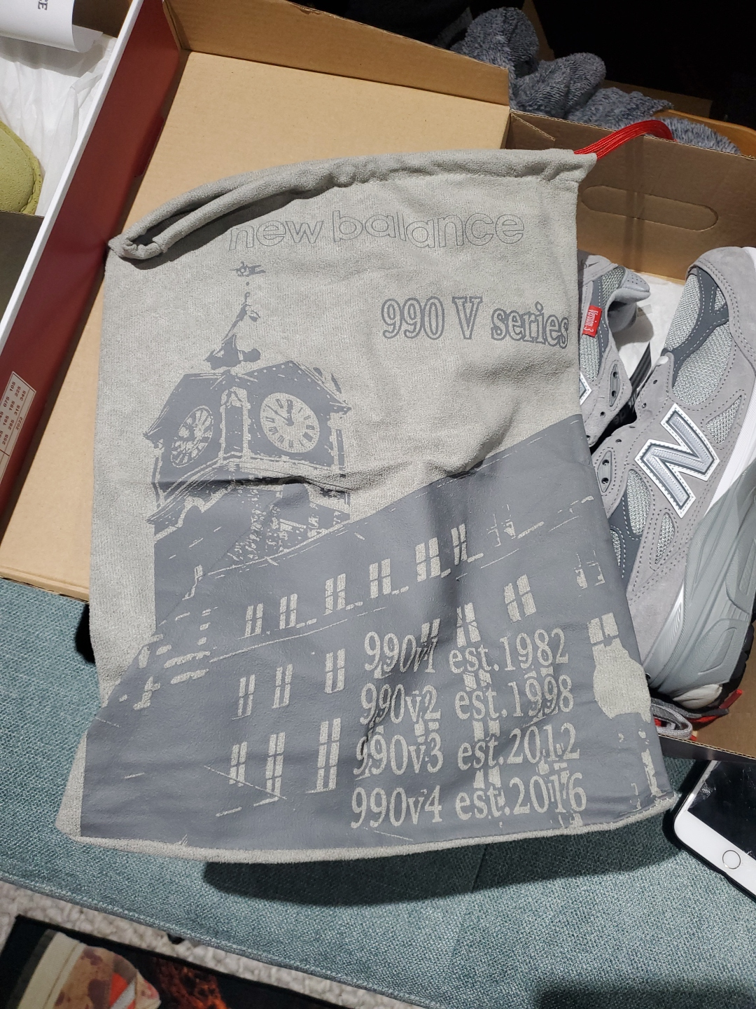 new balance  7.5m 990v3 grey - photo 2