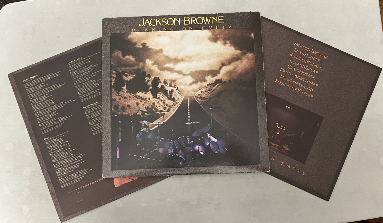 Vinyl record Jackson Browne  Running On Empty thumbnail