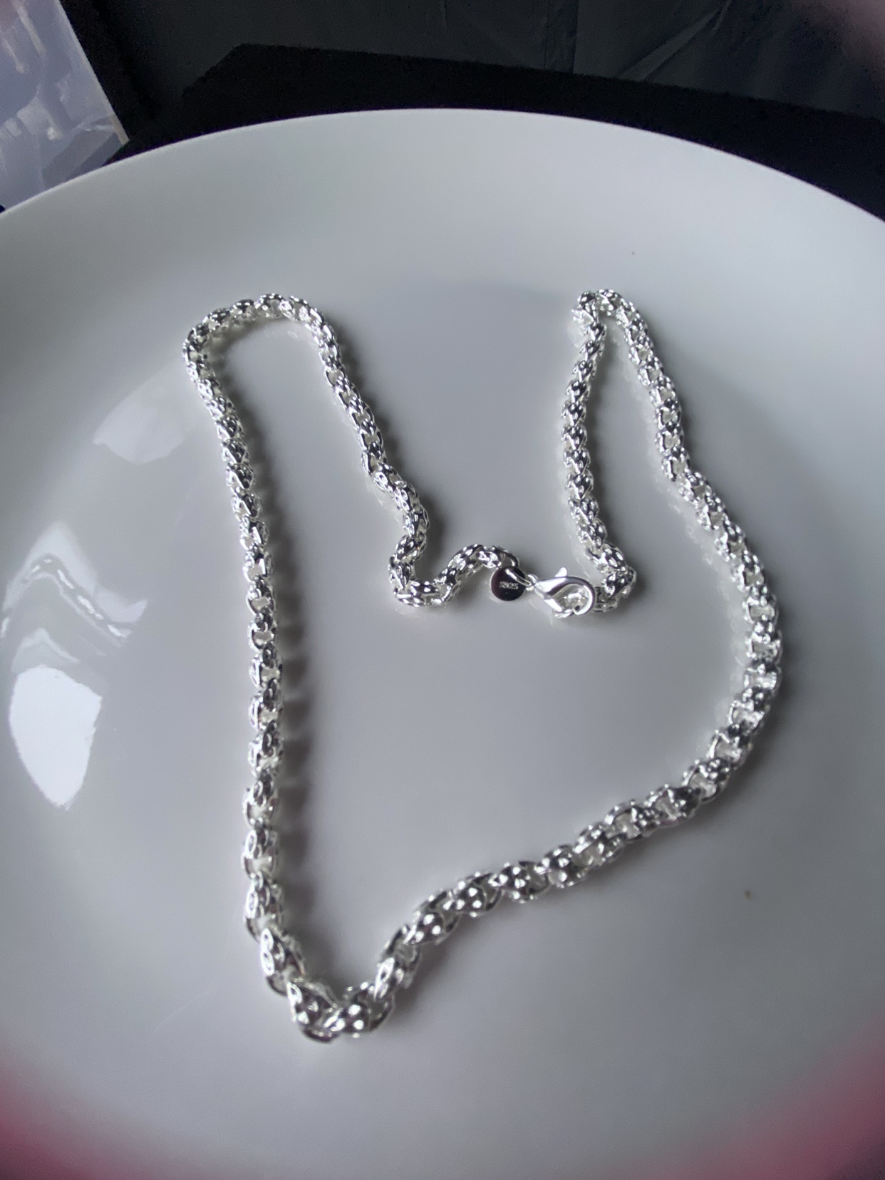 925 sterling silver plated necklace image indicator(5)