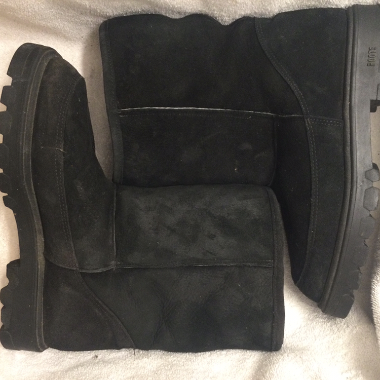 Men's Roots black Boots Size 9 1/2