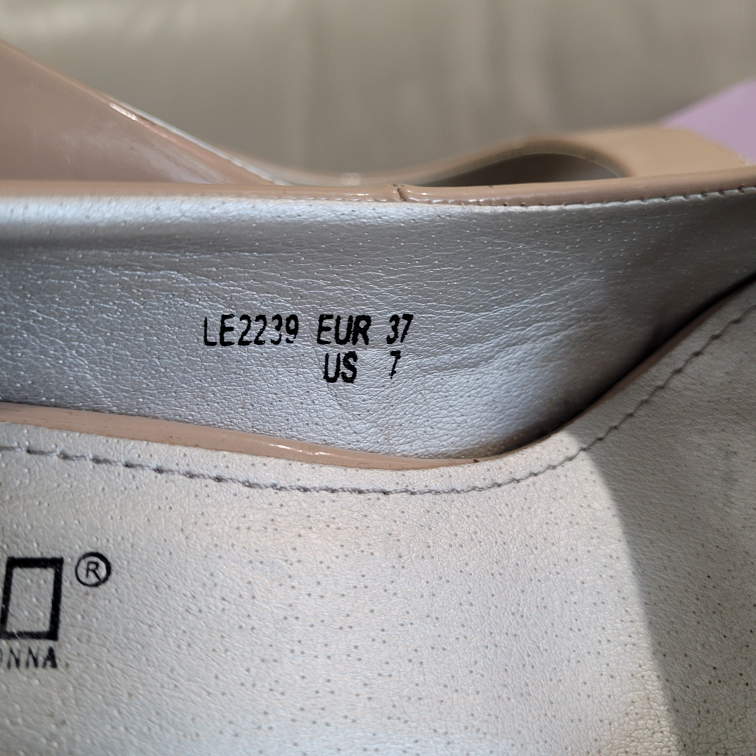 Nude peep toe patent pumps (day 7) image indicator(6)