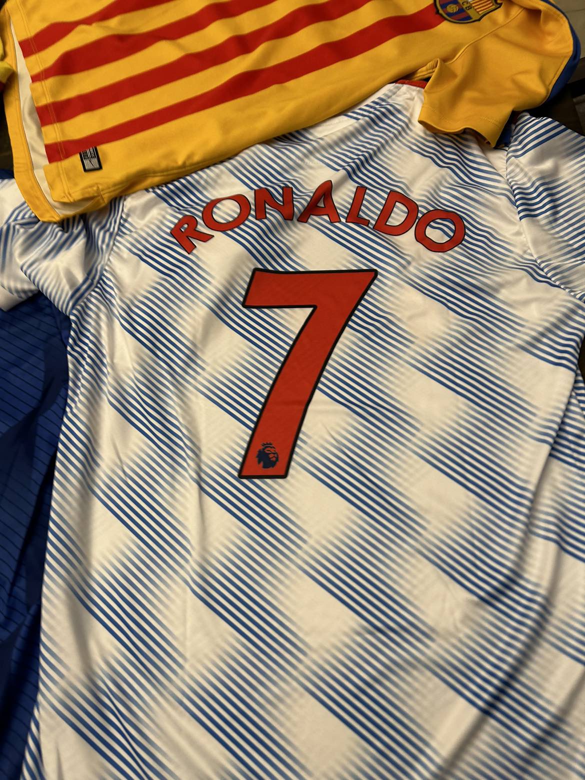 Assorted Soccer Jerseys Adult L/XL $40-$100ea Pls inquire image indicator(2)