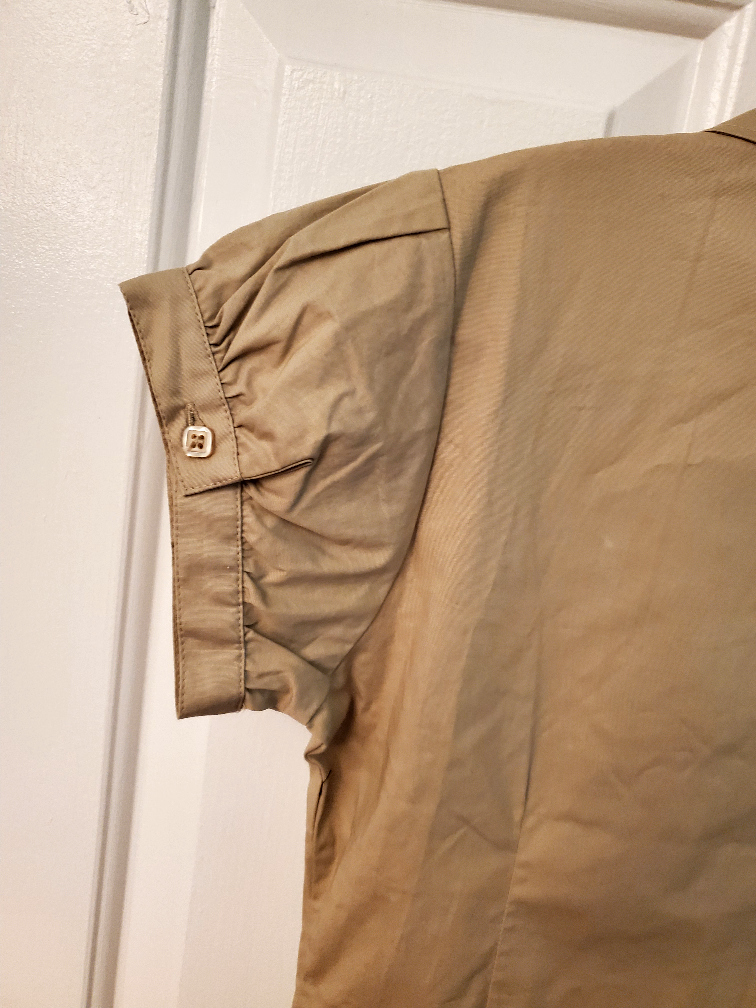 tan coloured shirt dress size xs nwt image indicator(4)