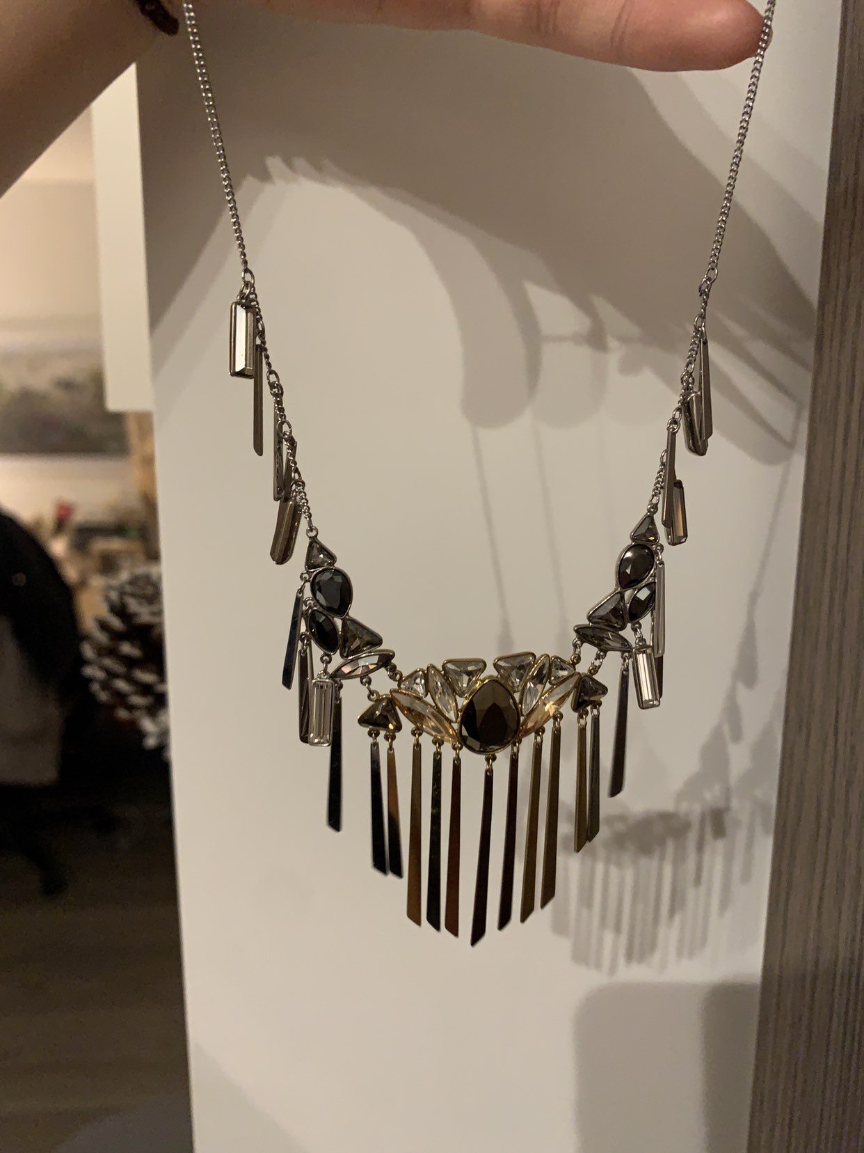 Swarovski Airy Strandage Dangling Fringes necklace - photo 4