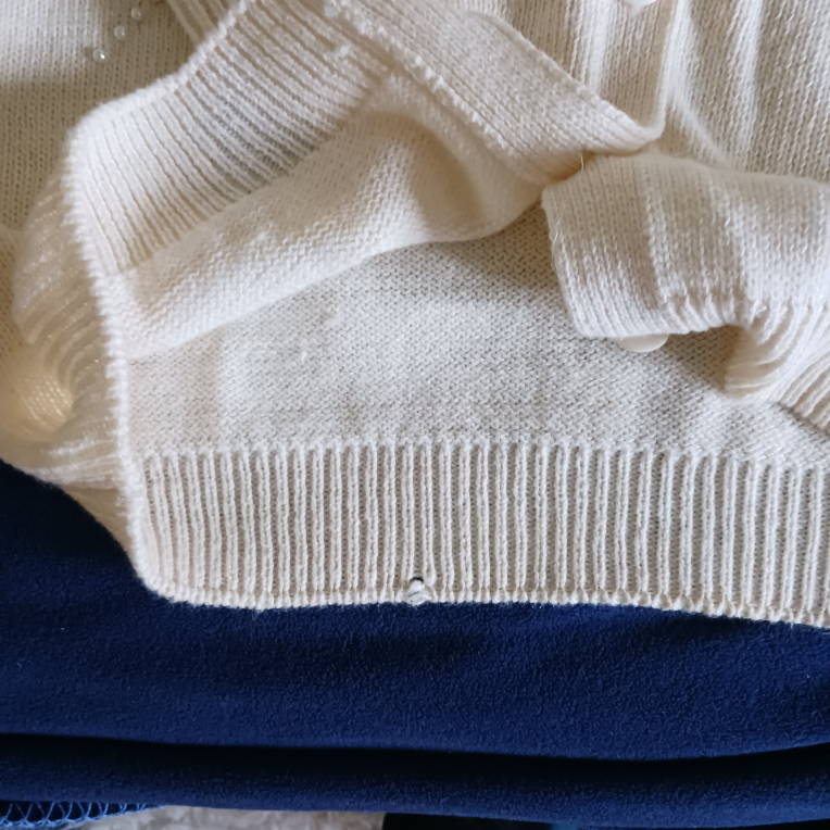 Vintage Beaded Argyle Button-up Sweater image indicator(4)