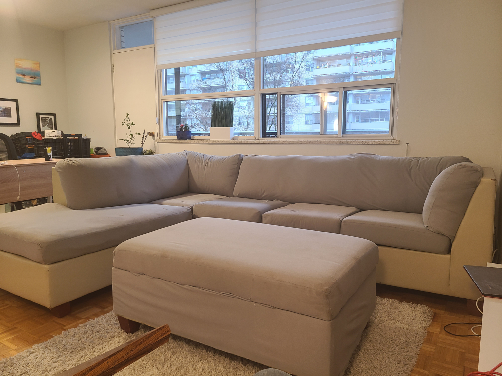 U Shaped Sectional Couch - Needs Upholstery - photo 2