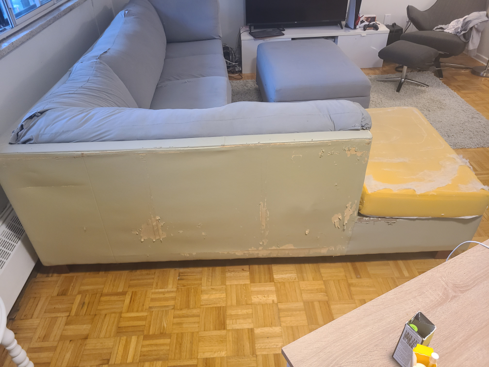 U Shaped Sectional Couch - Needs Upholstery - photo 4