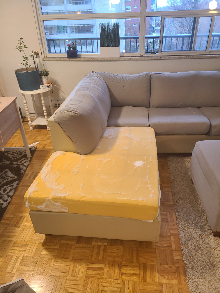 U Shaped Sectional Couch - Needs Upholstery - photo 5