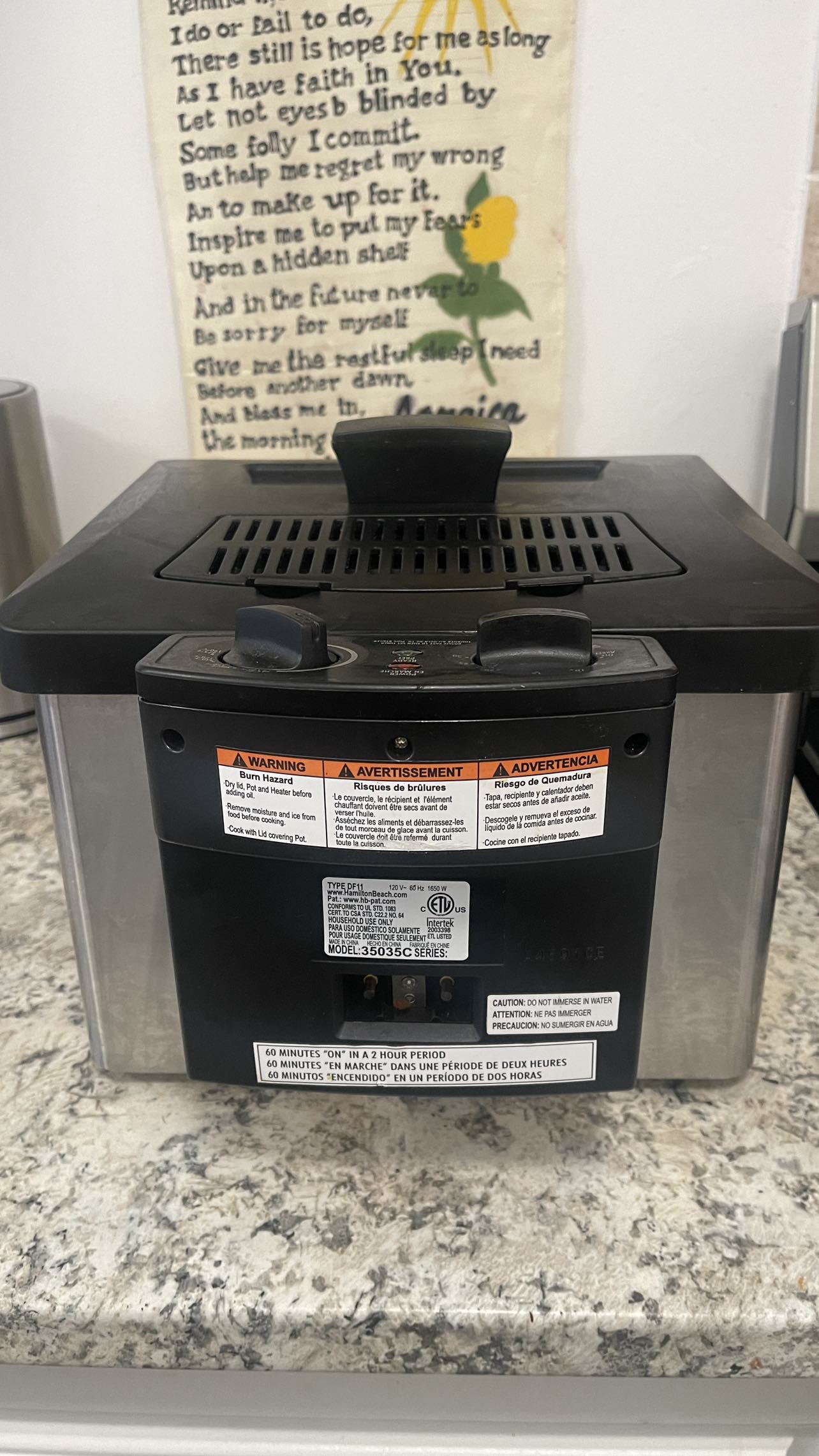 Deep fryer