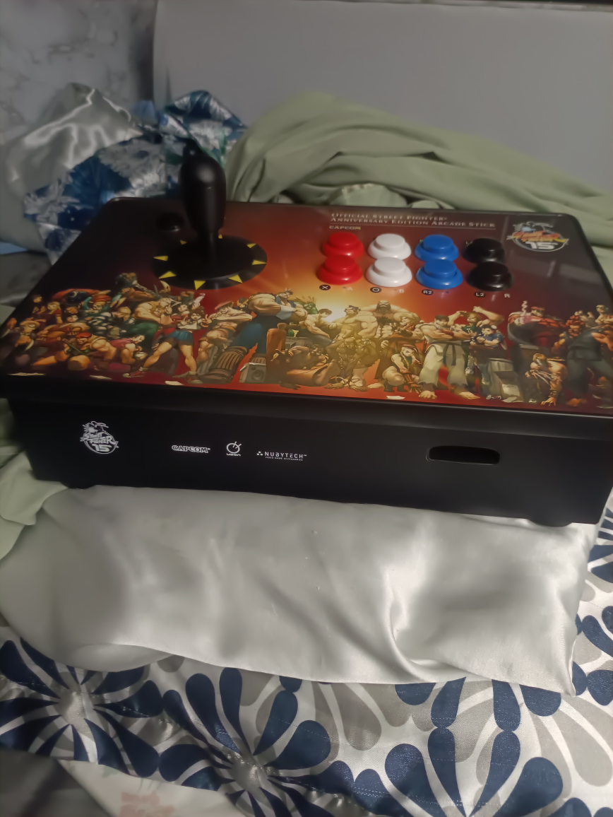 nubytech streetfighter 15th anniversary arcade stick ps2/xbox - photo 3