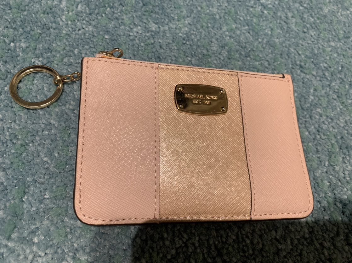 Michael Kors Zip-Around Card Case Rose Gold thumbnail