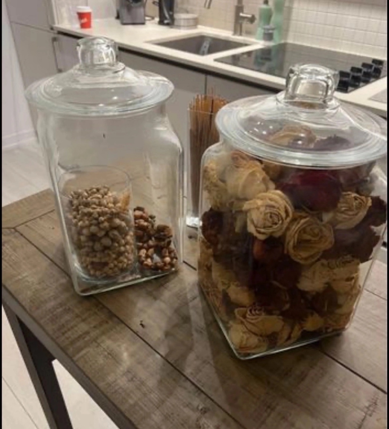 🧡 living room Decor Large flower jars (2)