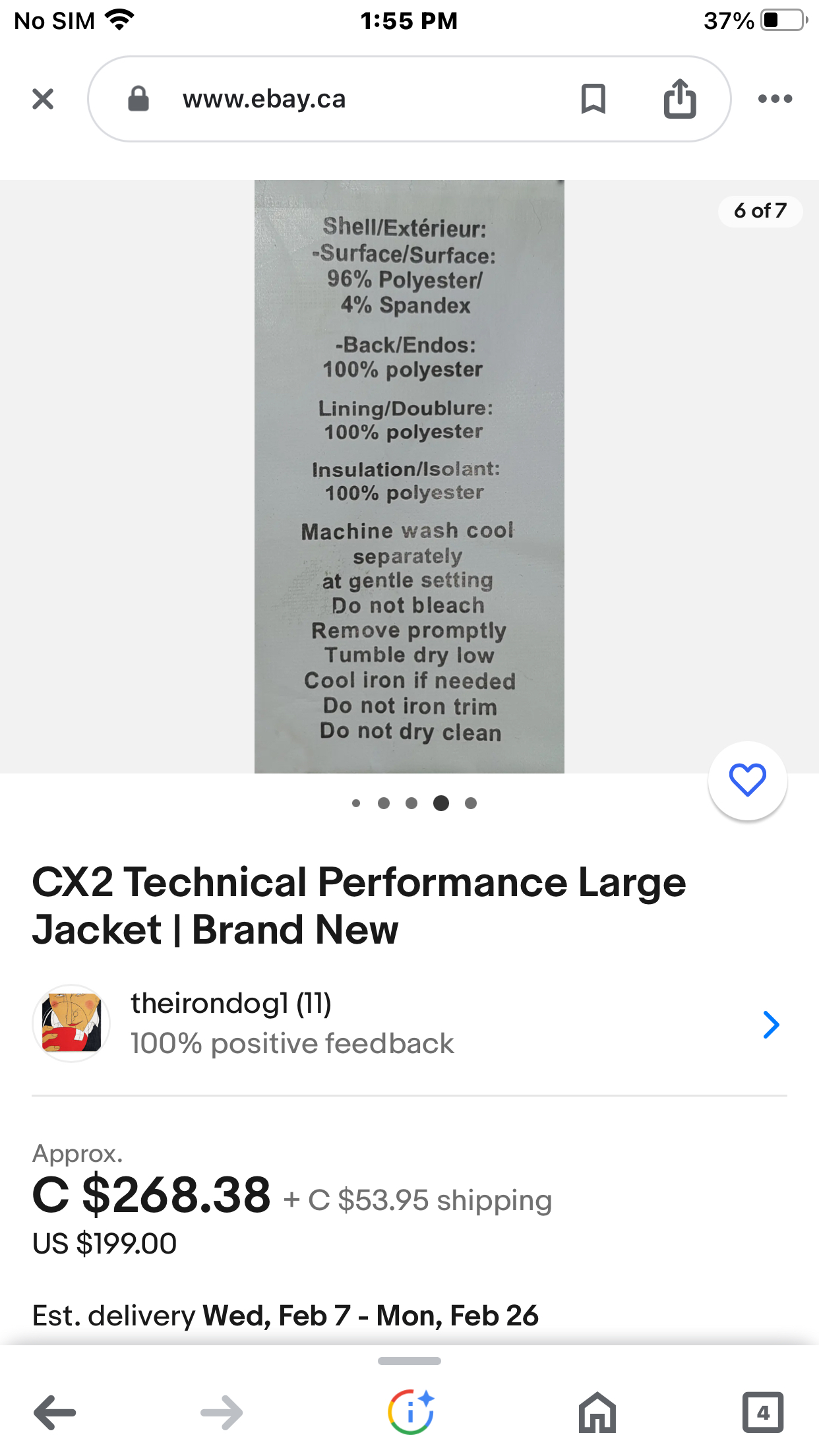 Winter jacket image indicator(6)