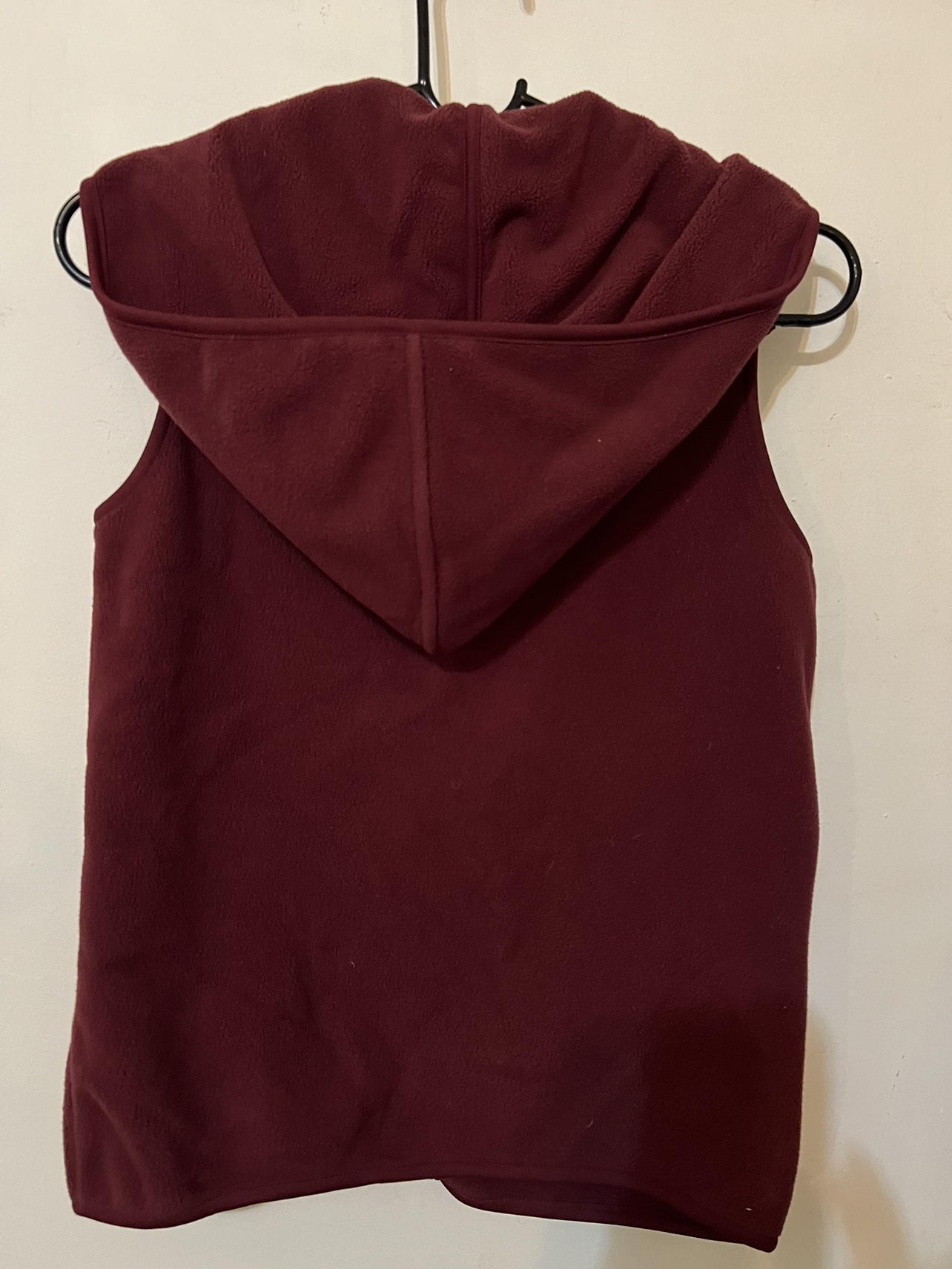 Uniqlo vest fleece burgundy red wine color 🥕 - photo 2