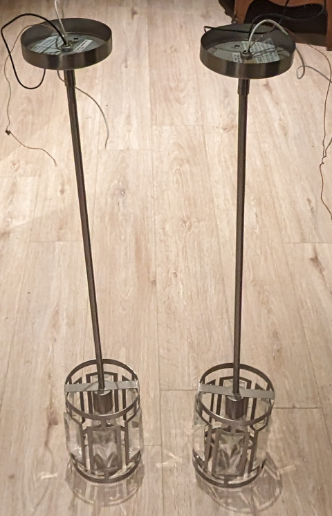 Nickel and Crystal Pendant Lights image indicator(4)