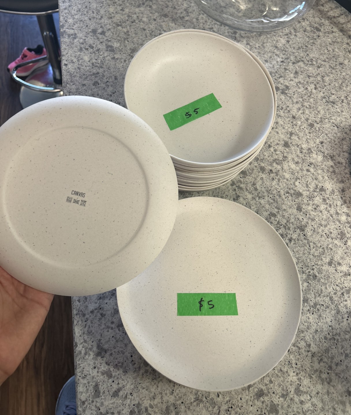 10 bowls plus 10 plates CANVAS thumbnail