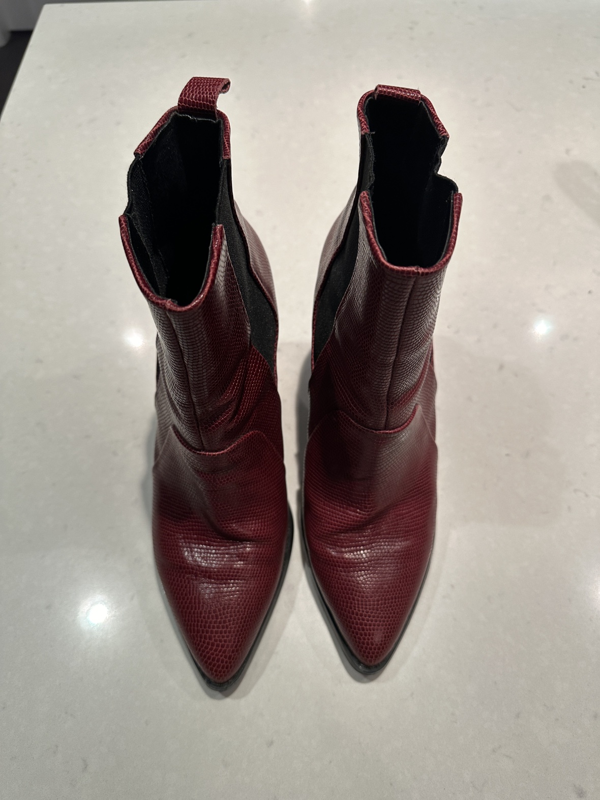 Red Solsana ankle boots - size 38 - photo 2
