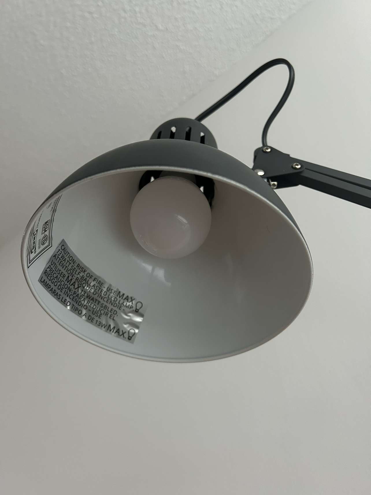 Moving sales: IKEA Work Lamp (bulb included) - photo 5