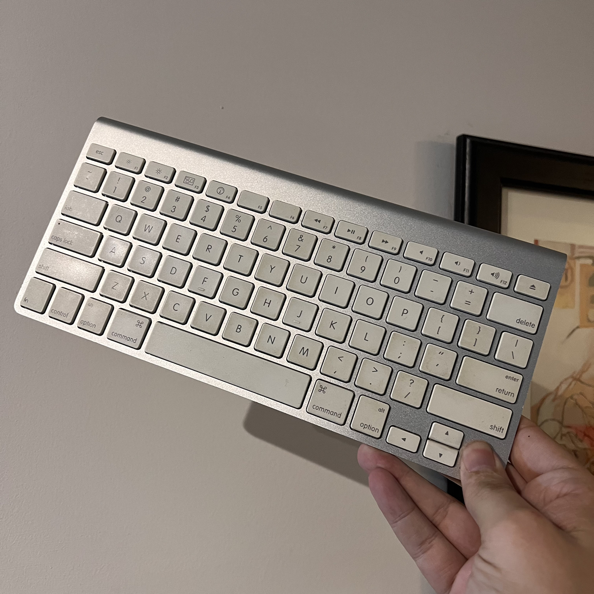 Apple Wireless Keyboard, small (also, slightly bent) thumbnail