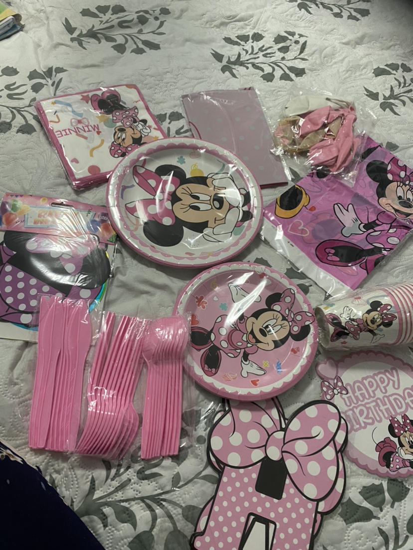 Minnie birthday party set brand new