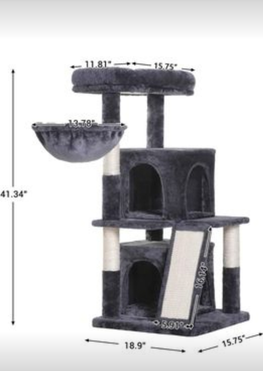 41.34 inches Cat Tree  Cat Tower - photo 3