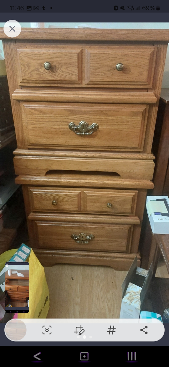 x2 dresser armoire bedside table - photo 3