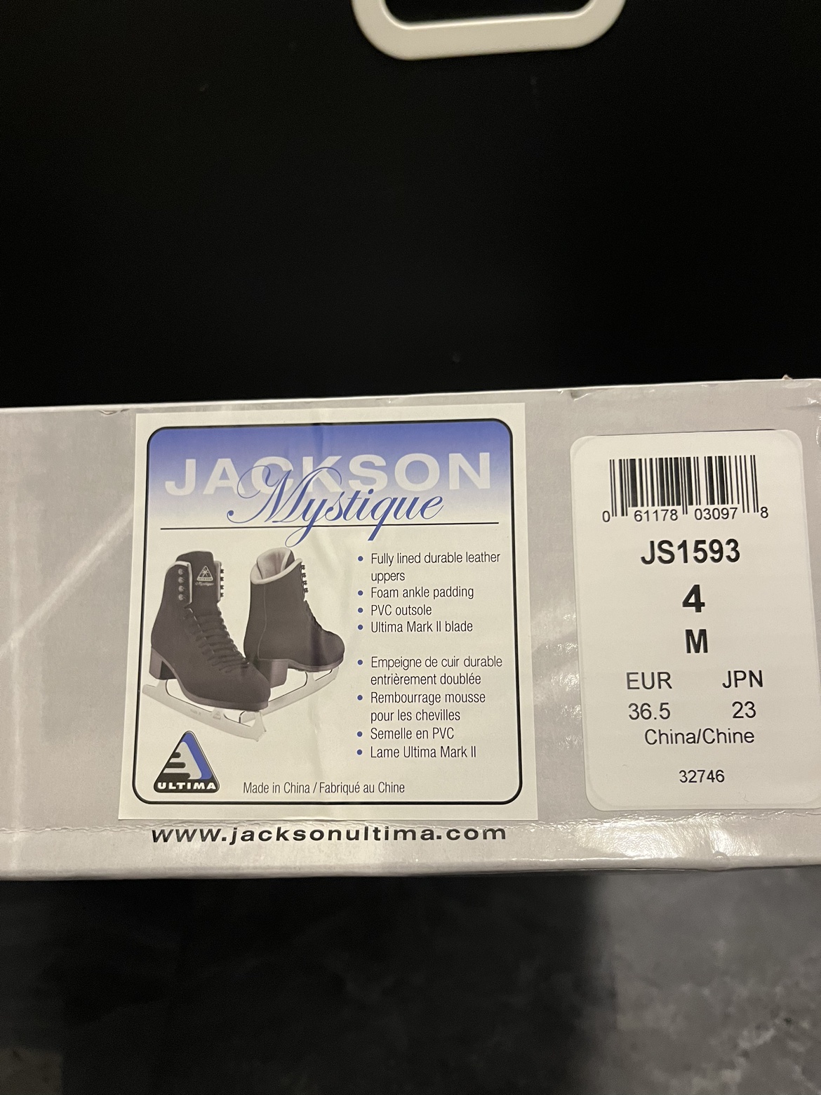 Jackson Black Mystique Figure Skates - 4 image indicator(9)