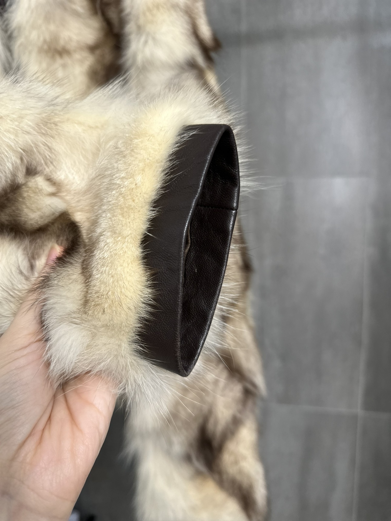 Luxurious Rabbit Fur Coat image indicator(5)