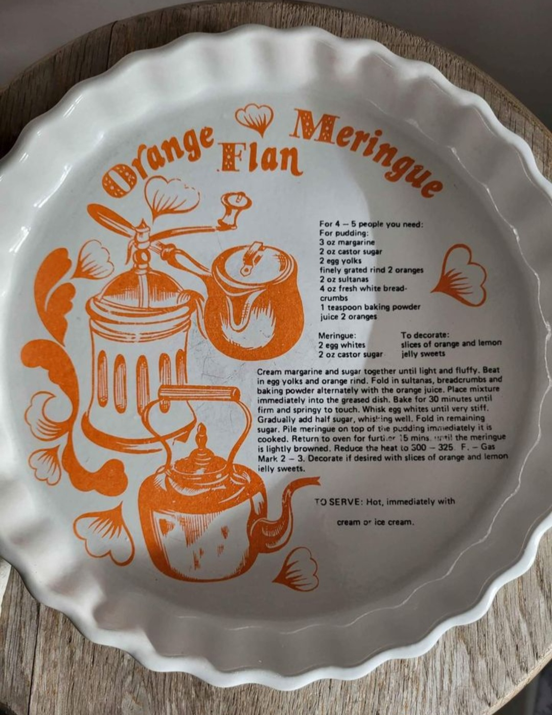 Orange Meringue Flan Dish | Bingo 🎯 image indicator(2)