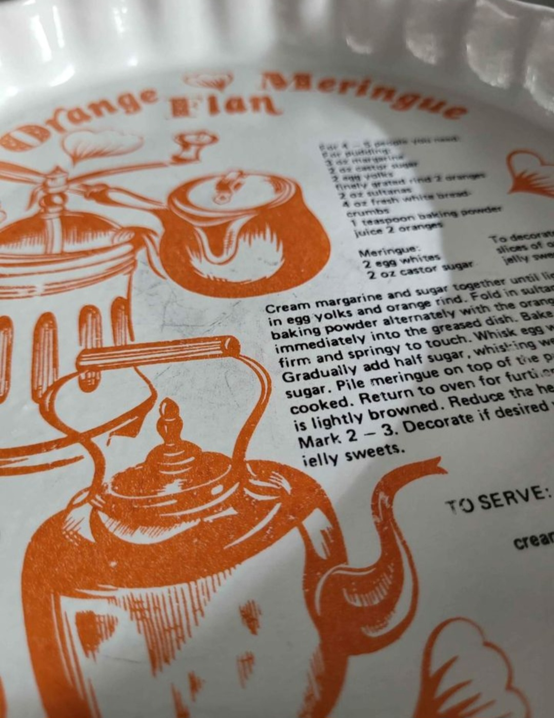 Orange Meringue Flan Dish | Bingo 🎯 image indicator(4)