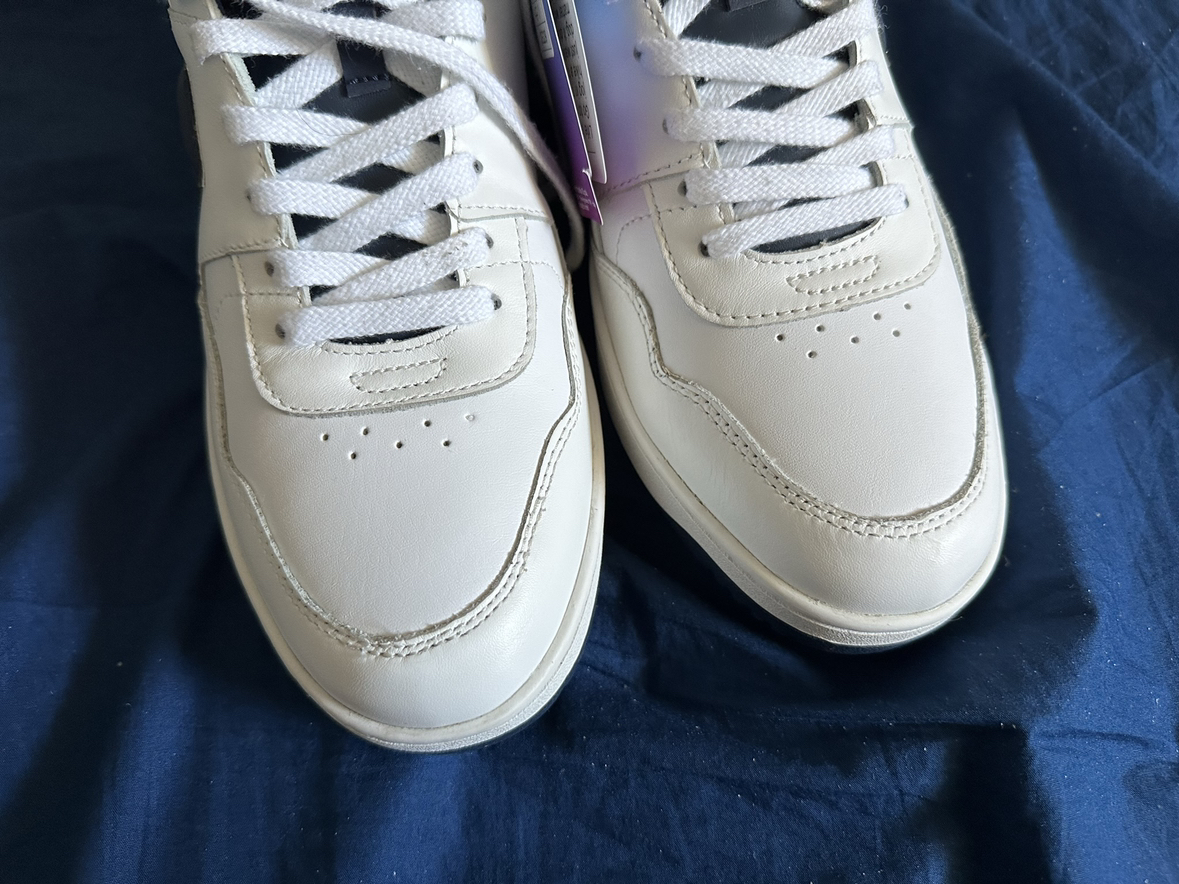 “RARE” Lotto TRACER MID White/Blue Leather Basketball Shoes - photo 5