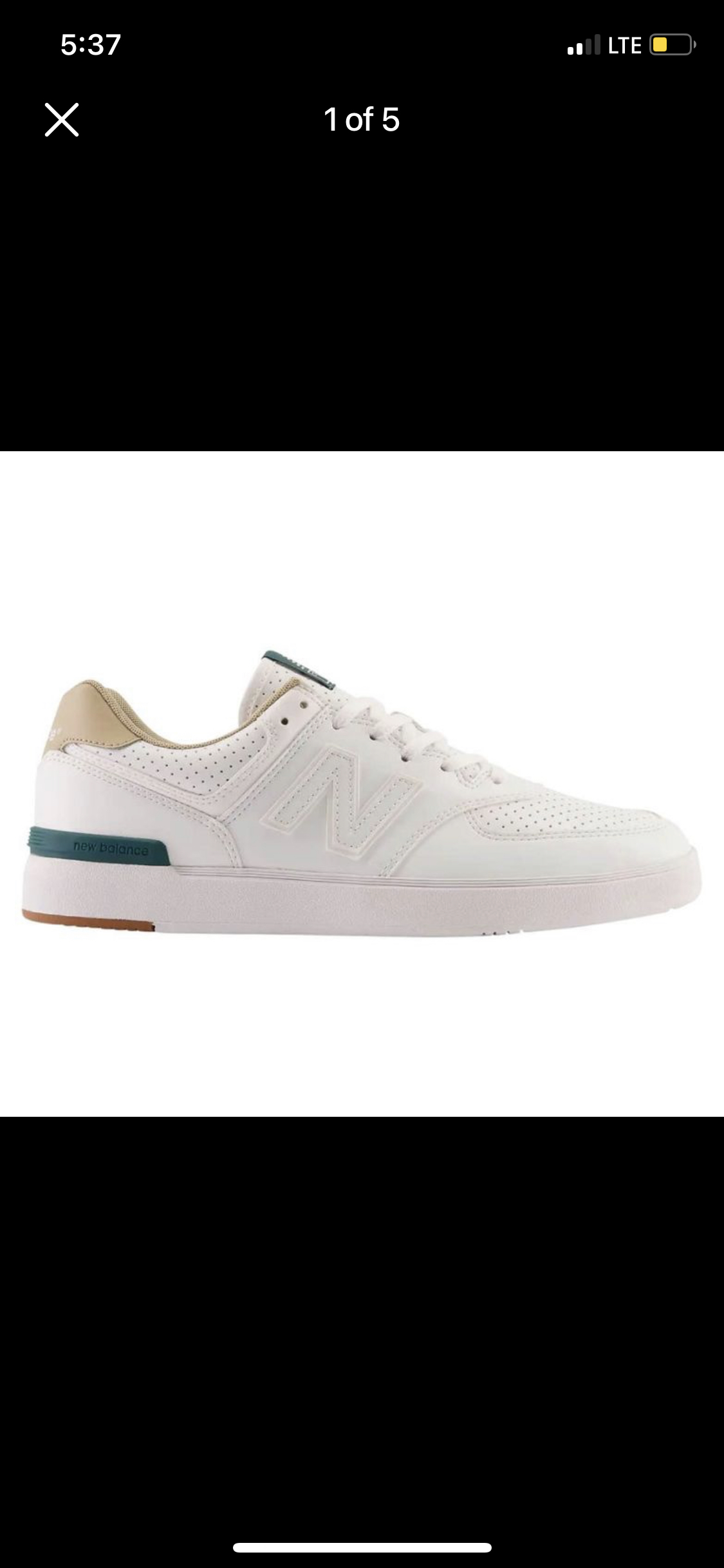 New Balance CT 574 White Beige Green runners