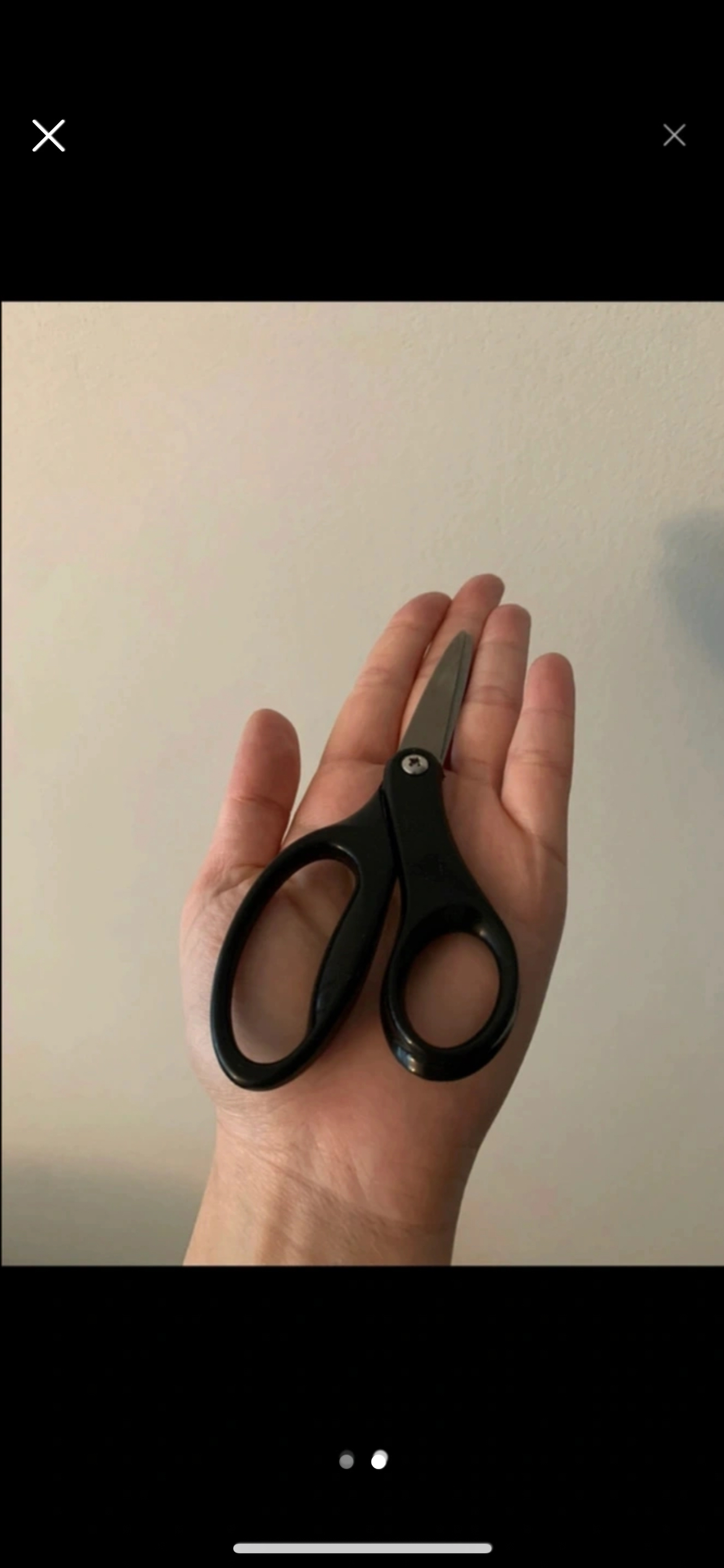 Brand new small black scissor image indicator(2)