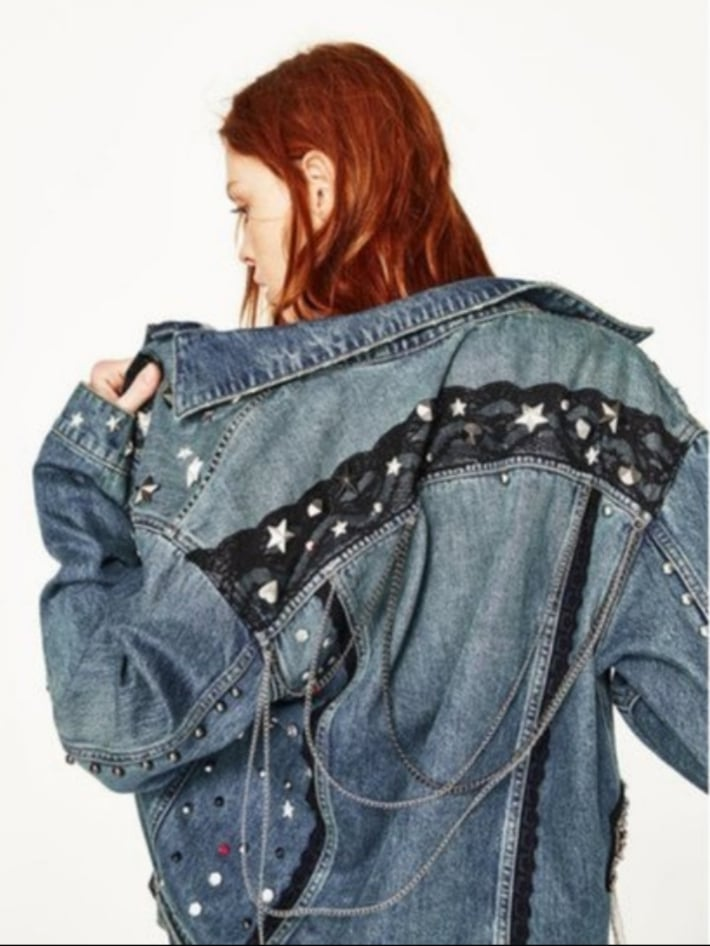 ZARA WOMAN, Premium Denim Collection' DENIM JACKET #M #L #XL image indicator(2)